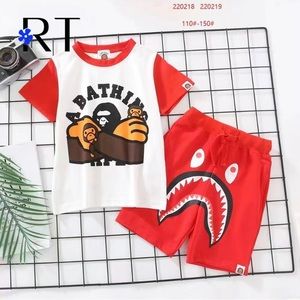 Boys trendy two piece set.